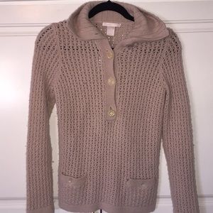 Rebecca Taylor alpaca shabby chic crystal sweater